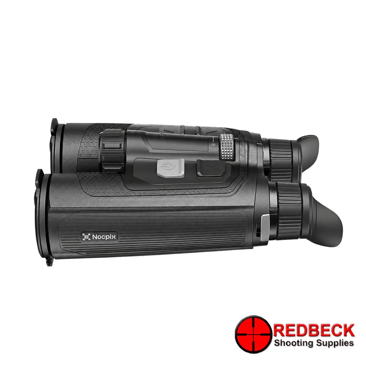 Nocpix OMNI L19R 8K day, night and thermal binoculars – left side angle – Redbeck Shooting Supplies
