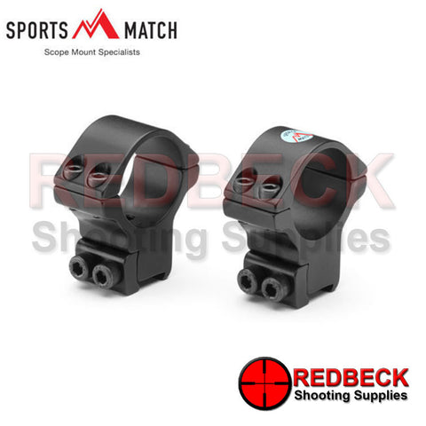 Sportsmatch (HTO36C) Mounts 30mm Two Piece High