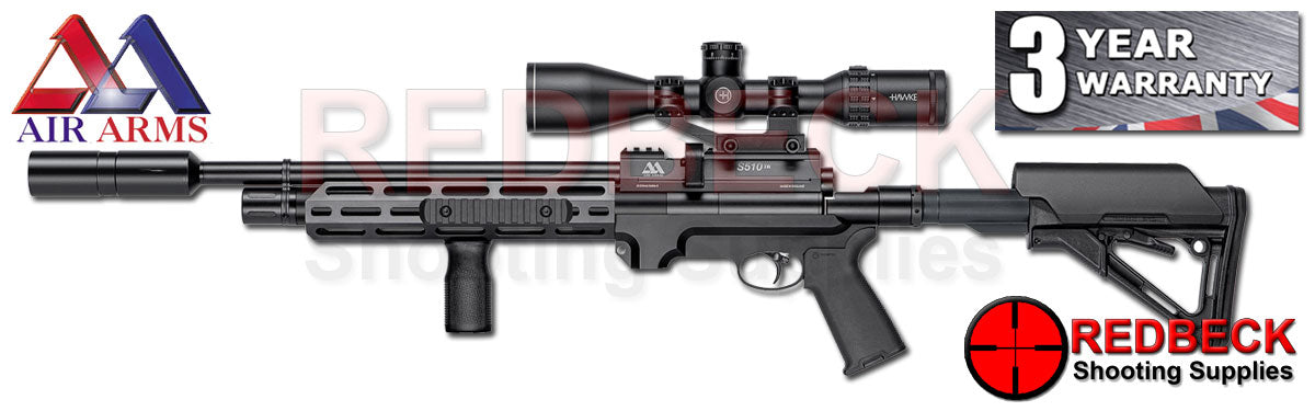 Air Arms S510T Tactical Regulated Air Rifle