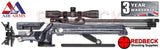 The Air Arms XTi-50 HFT Hunter Field Target air rifle is a purpose-designed, ultra-high specification, Hunter Field Target competition airgun. Shown here in an right hand view with grey laminate stock.