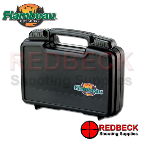 Flambeau Pistol Case 10.5", Sliding Lockable Latches 