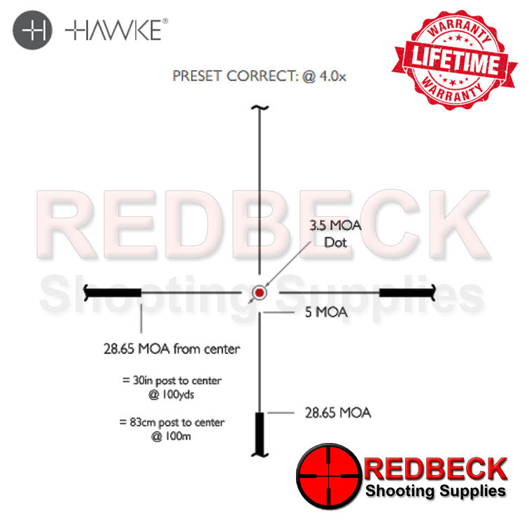 Hawke Vantage 4-12×50 IR L4A Dot scope