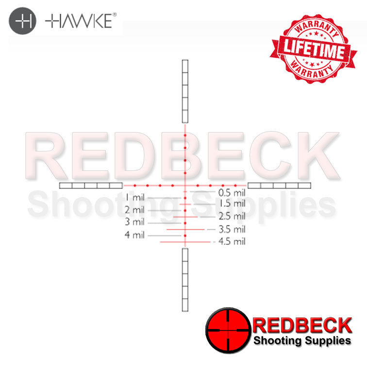 Hawke Airmax 30 WA Wide Angled SF Second Focal Plane 8-32×50 SF Scope