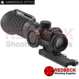 Immersive Optics 5x30 Prismatic Air Rifle Scope Mil Dot with MOA Adjustable Mounts