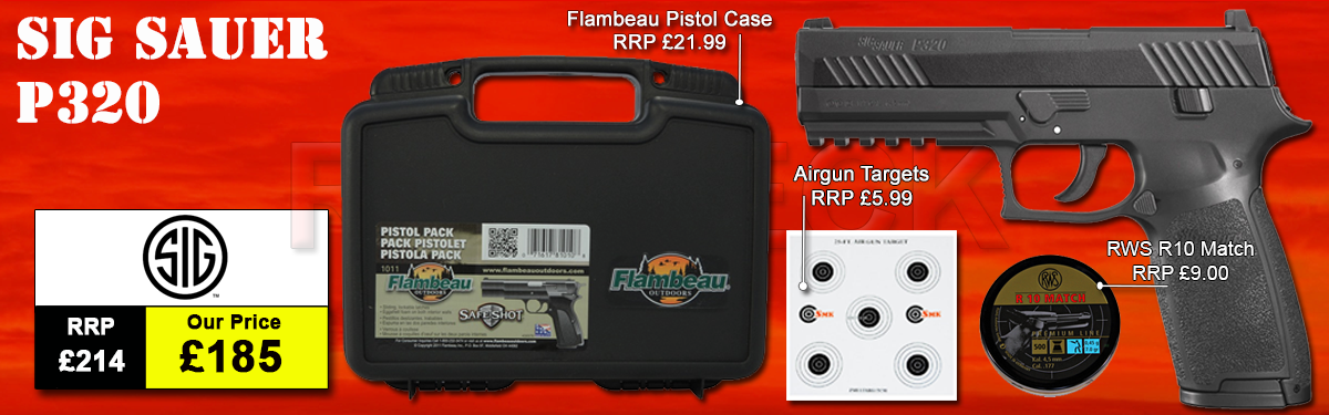 Sig Sauer P320 Air Pistol Package Deal