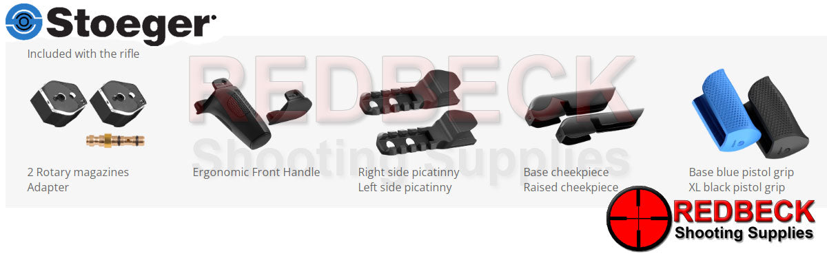 Stoeger XM1 Bull Pup Air Rifle with Carbon Fibre Shroud