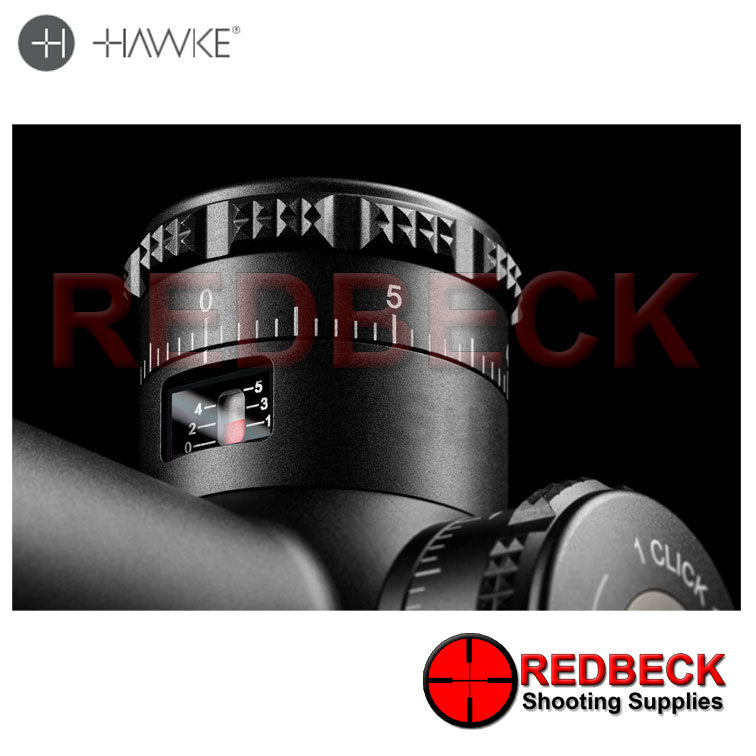 Hawke Sidewinder 4.5-14x44 SF 10x ½ Mil Dot Scope System H5