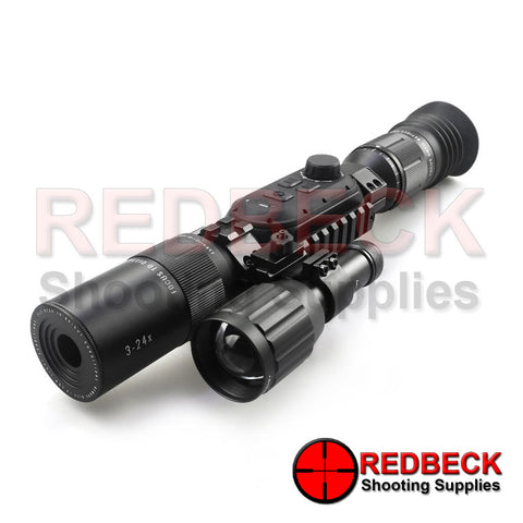 WULF 4K 3-24x Day & Night Vision Rifle Scope