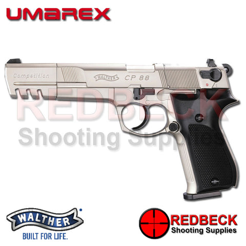 Walther CP88 Competition Nickel C02 Air Pistol