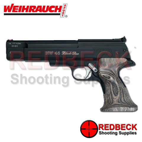 Weihrauch HW45 Black Star Air Pistol