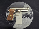 Second Hand Beretta M92 FS Nickel wood grips .177
