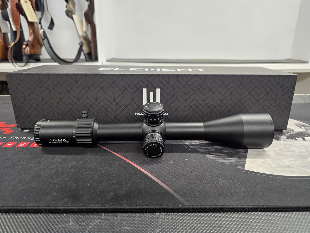 Second Hand Element Optics Helix 6-24x50 FFP APR-1C MOA