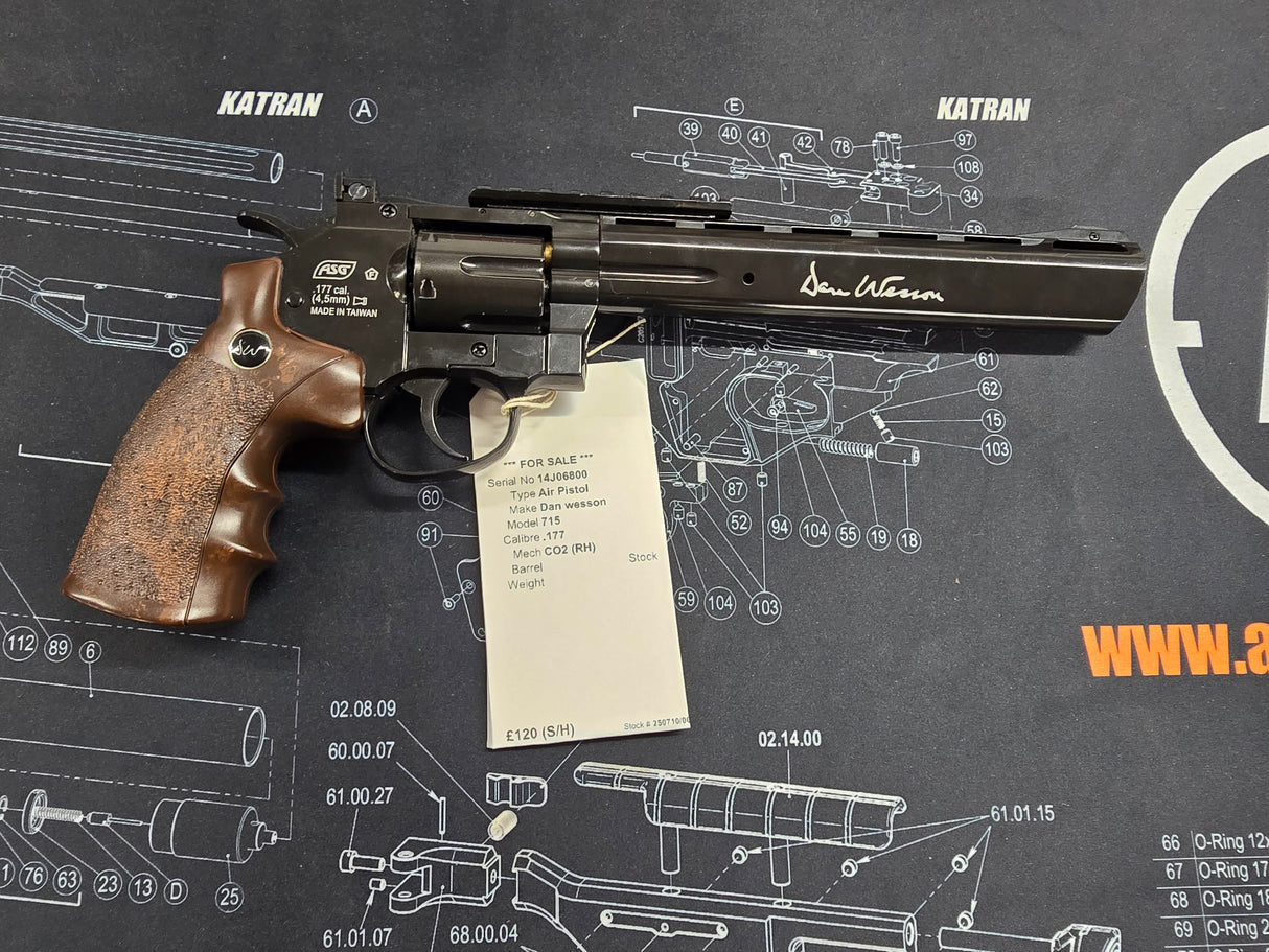 Second Hand Dan Wesson .177 8" Black