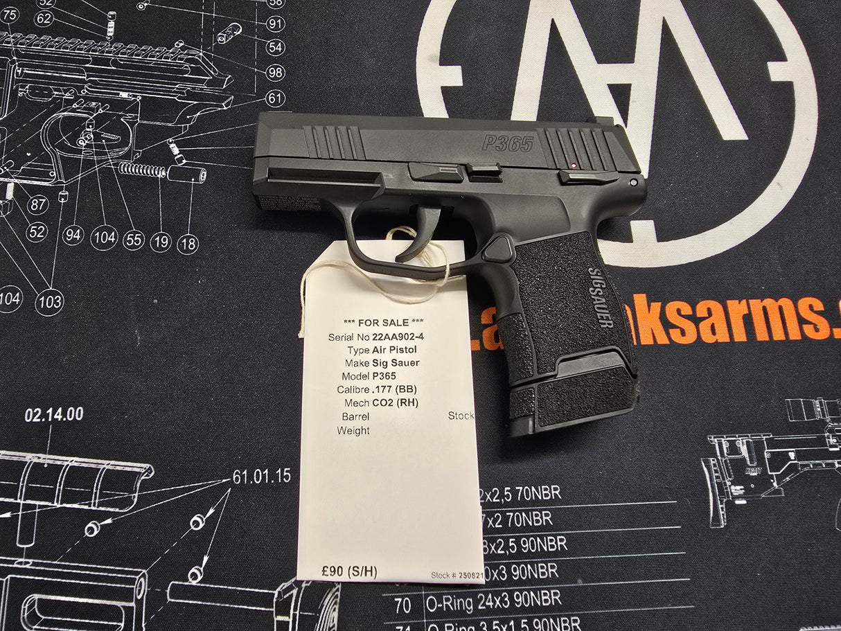 Second Hand Sig Sauer P365 .177BB