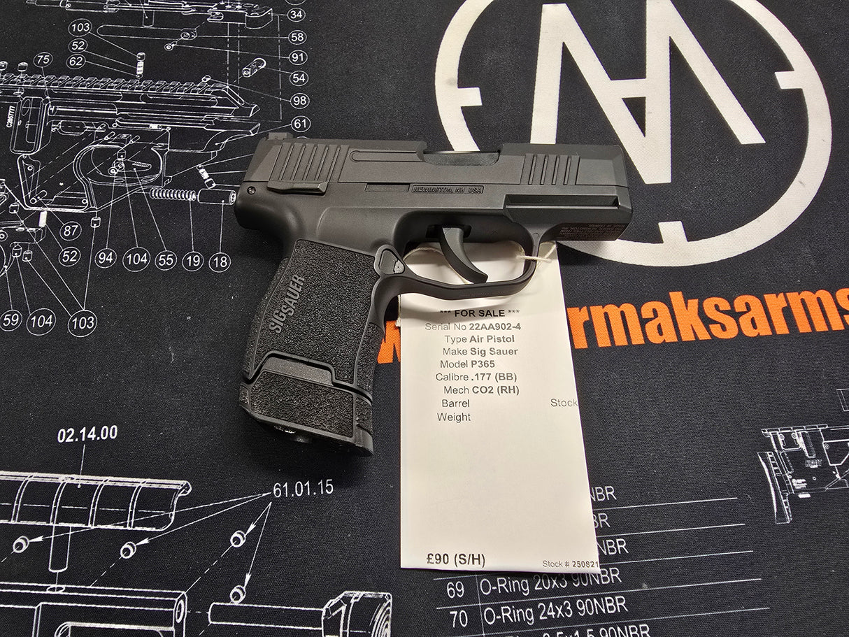 Second Hand Sig Sauer P365 .177BB