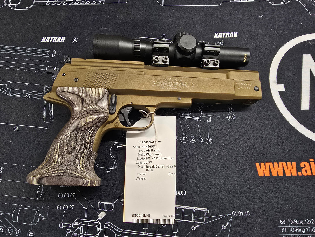 Second Hand Weihrauch HW45 Bronze Star .177