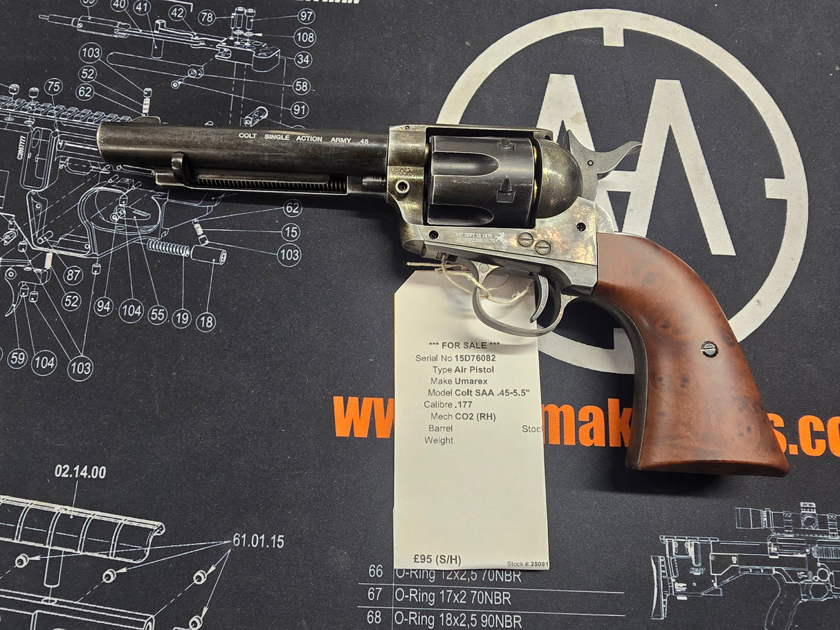 Second Hand Colt SAA .45 .177