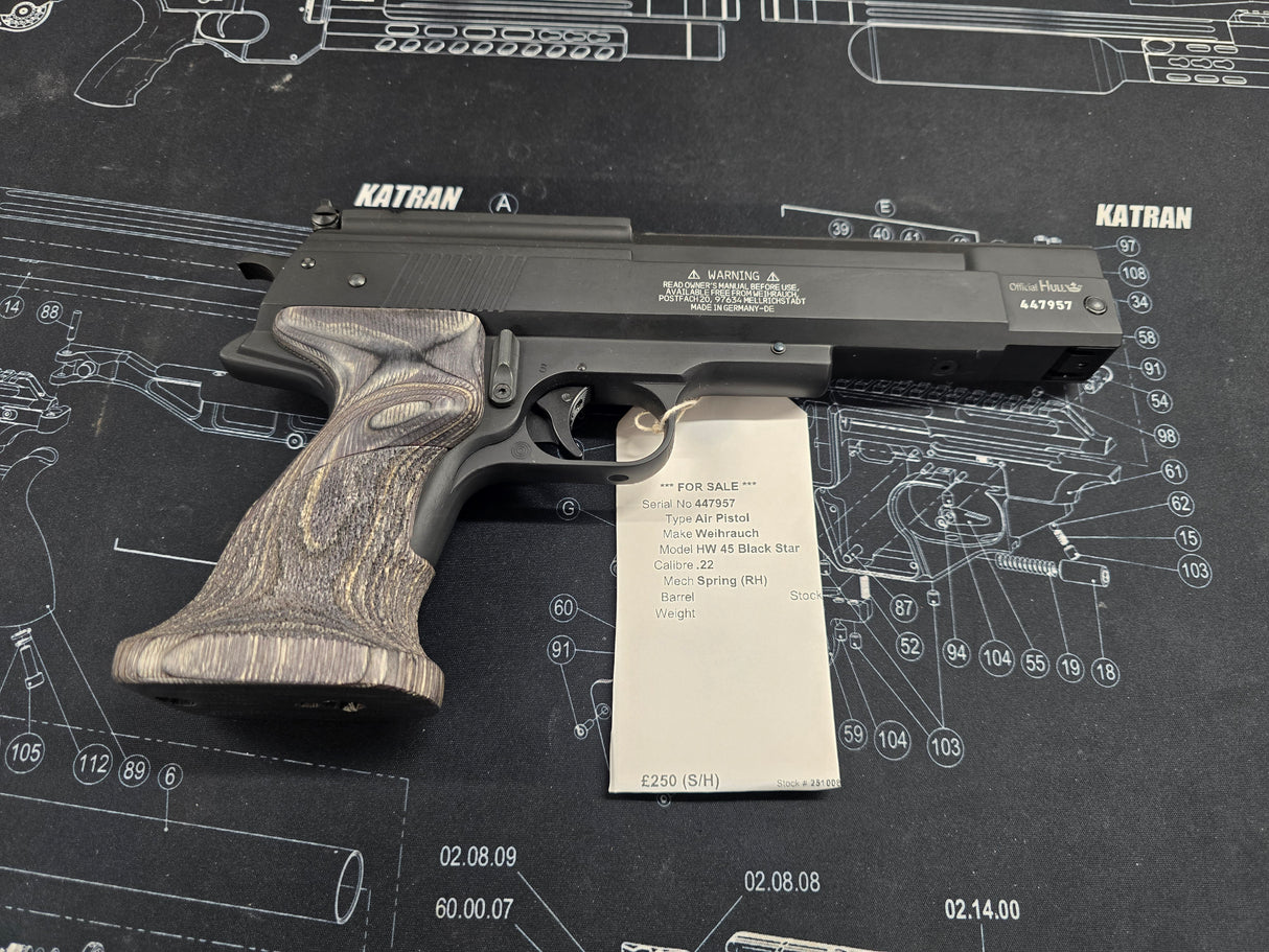 Second Hand Weihrauch HW45 Black Star .22