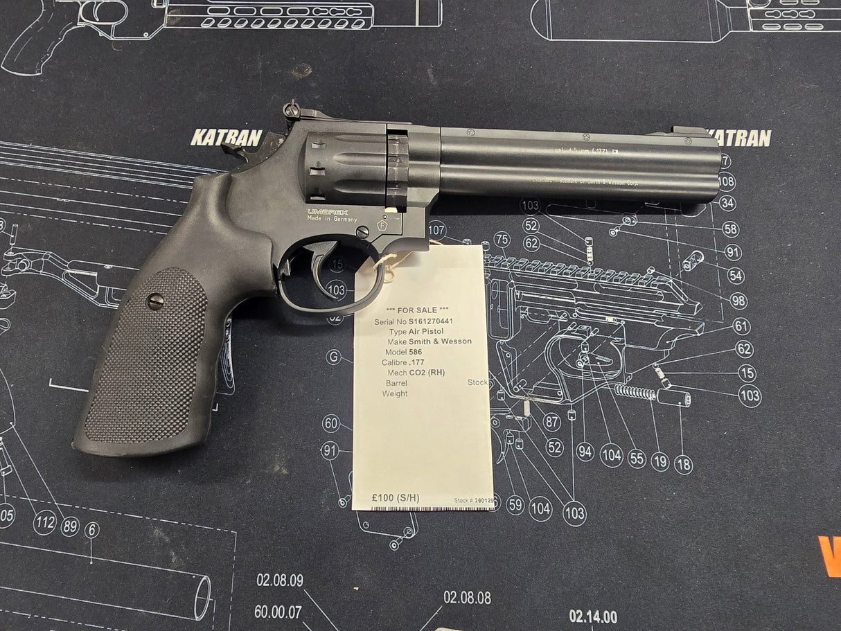 Second Hand Smith & Wesson 586 .177