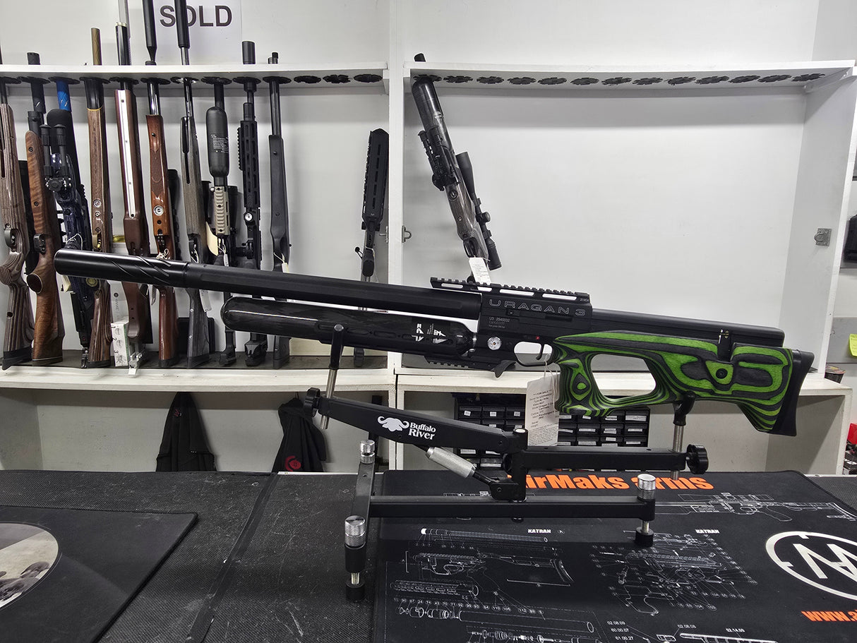 Second Hand AGT Uragan 3 Green Laminate .177