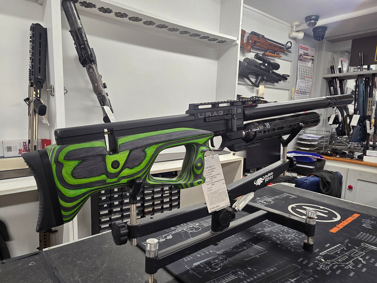 Second Hand AGT Uragan 3 Green Laminate .177