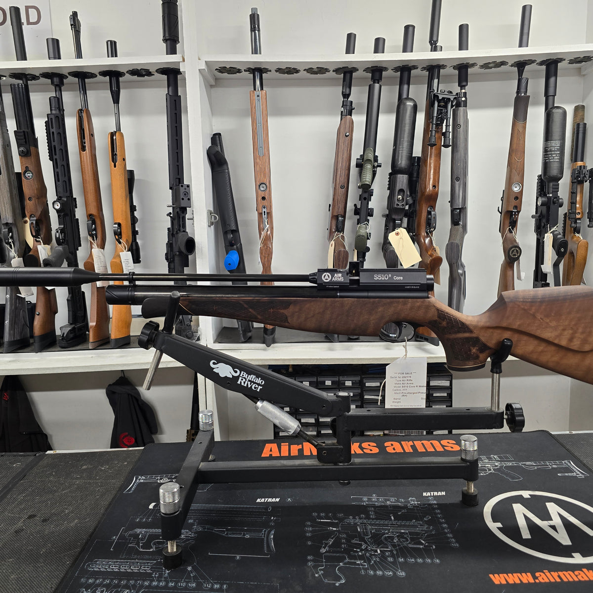 Ex demo Air Arms S510 Core Walnut .177 – Redbeck Shooting Supplies