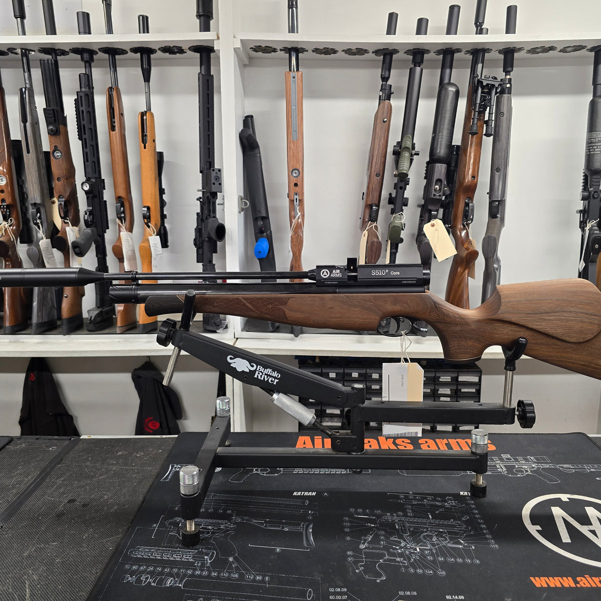 Second hand Air Arms S510 Core Walnut .177 – Redbeck Shooting Supplies