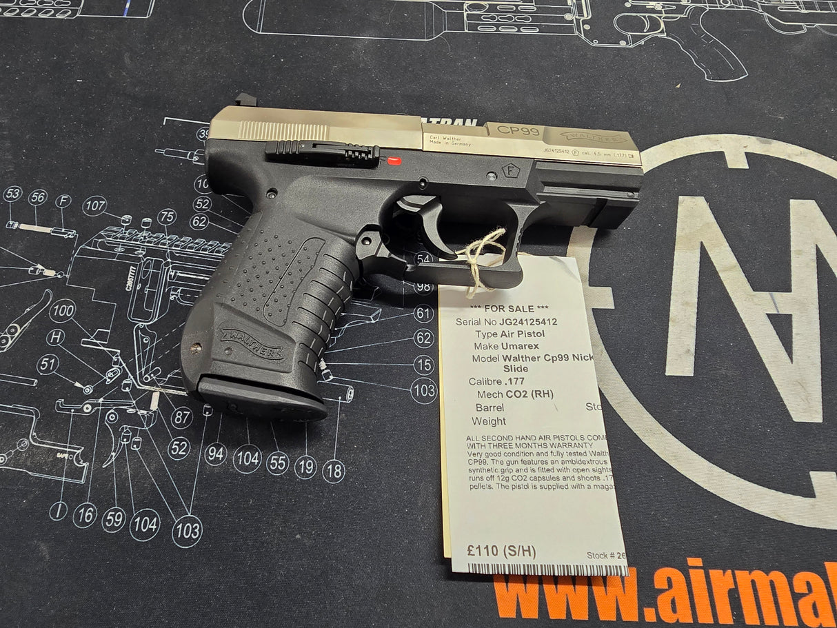 Second Hand Walther CP99 bicolour .177