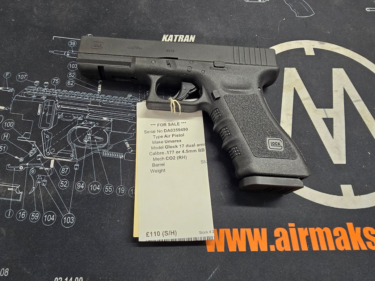 Second Hand Glock 17 Dual Ammo (.177 & 4.5mm BB)