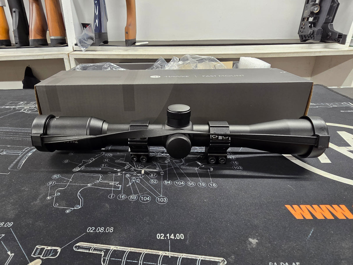 Second hand Hawke Fast mount 4x32