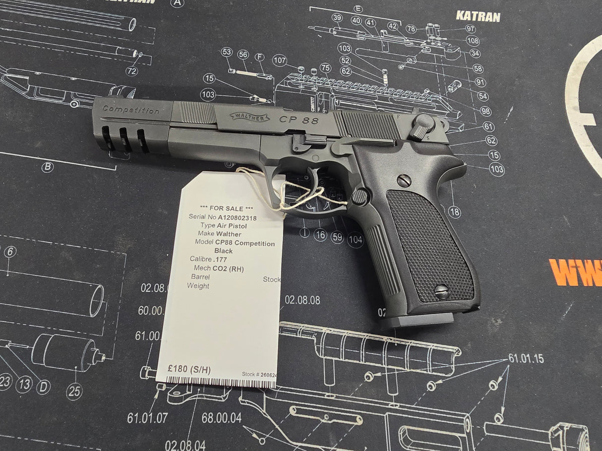 Second Hand Walther CP88 Competition .177