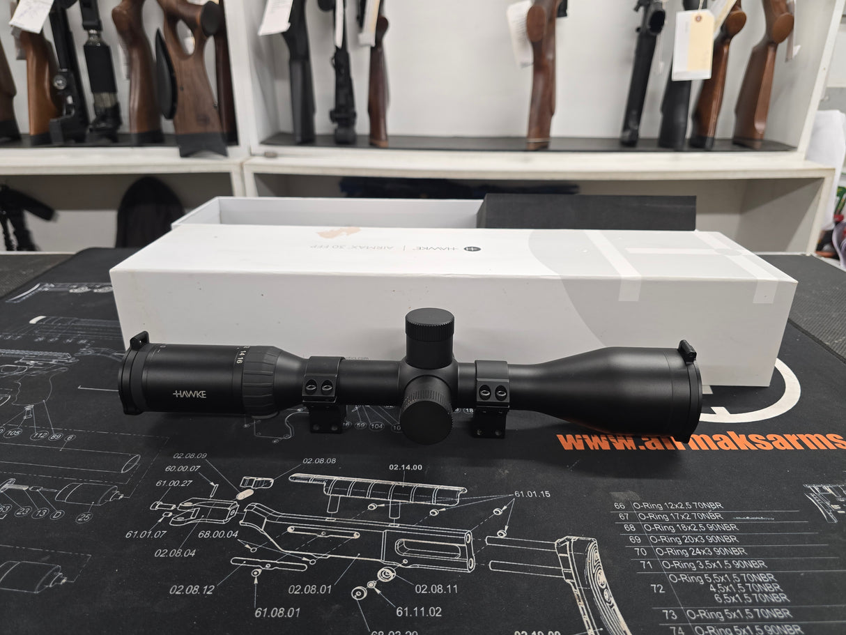 Second Hand Hawke Airmax 30 FFP 4-16x50
