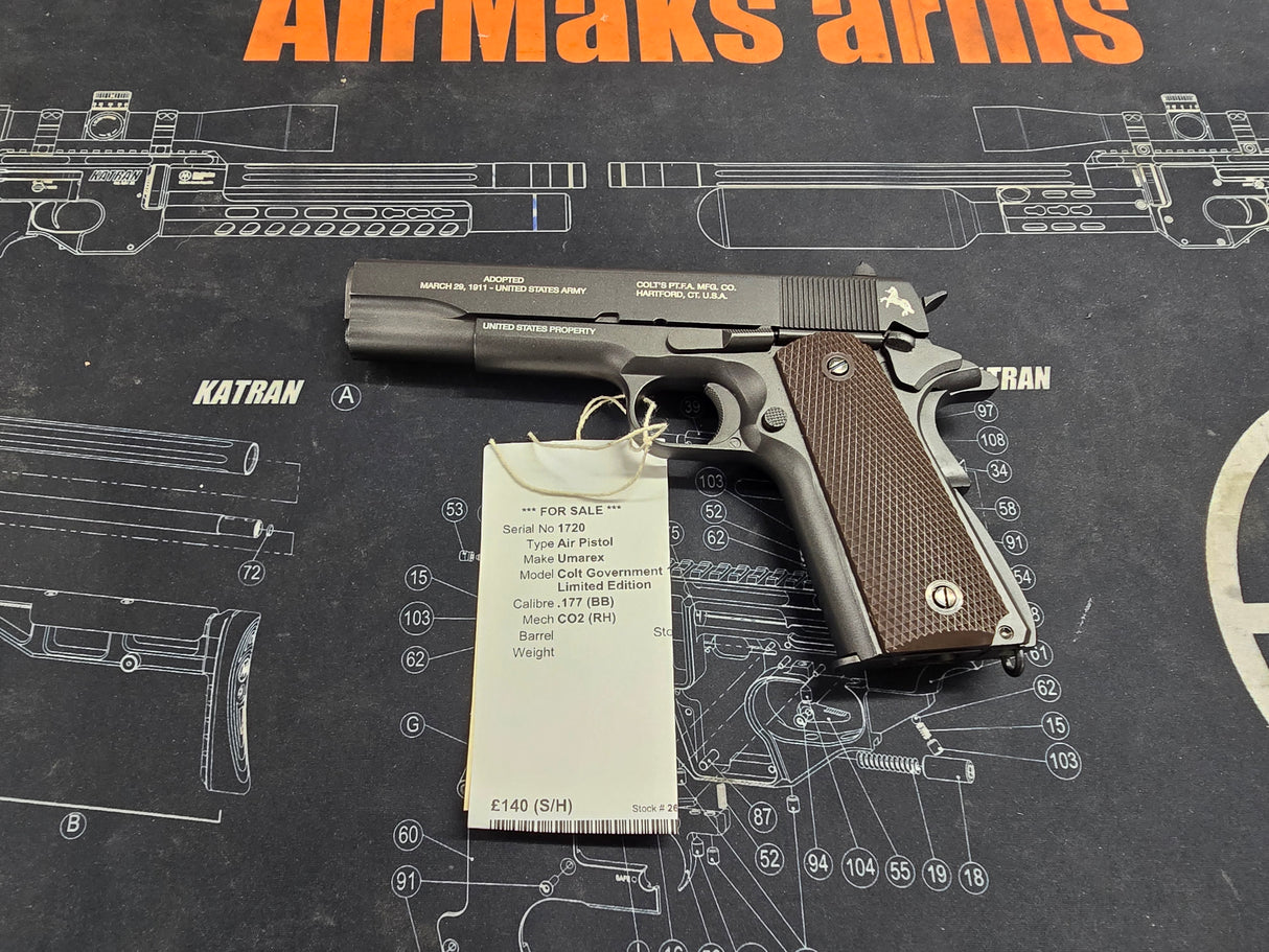 Second Hand Colt 1911 limited edition .177BB