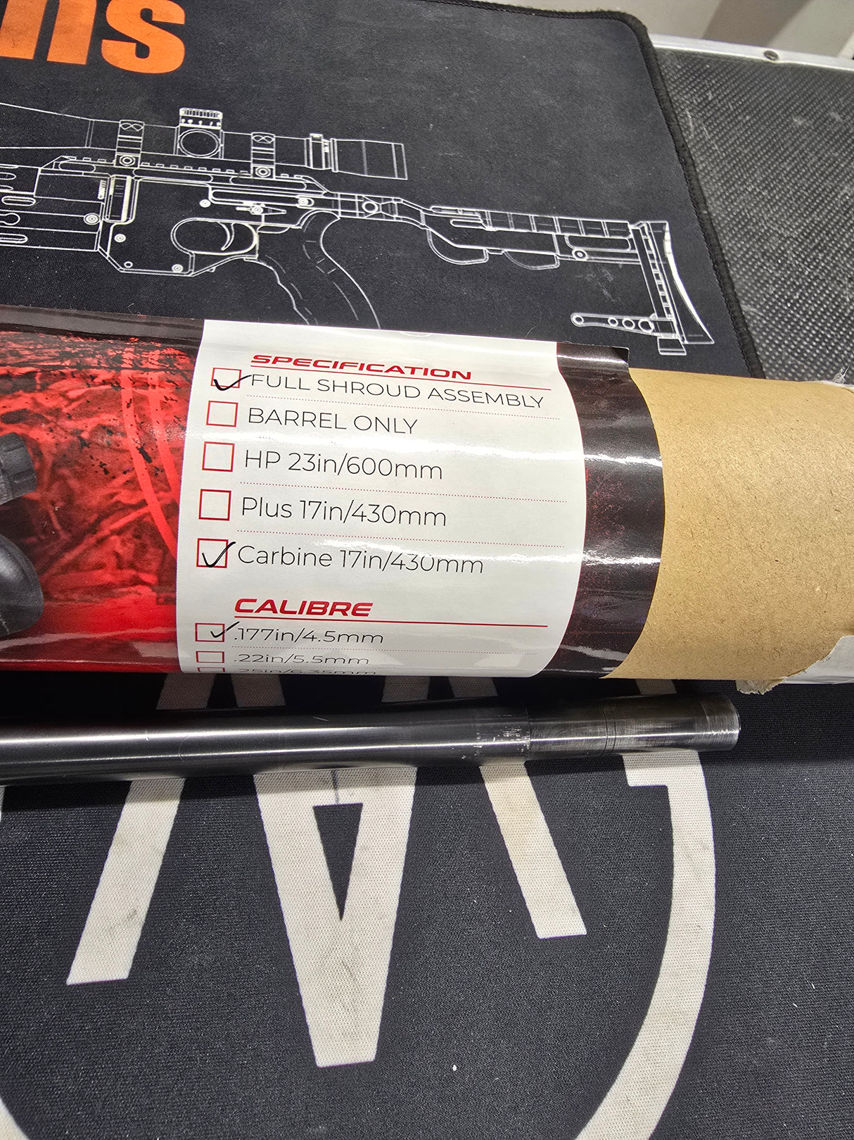 Second Hand Brocock Ghost carbine barrel kit .177