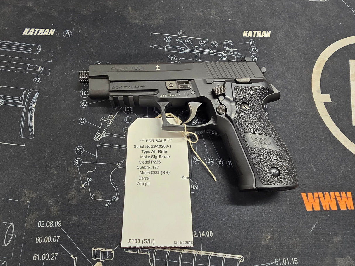 Second Hand Sig Sauer P226 .177