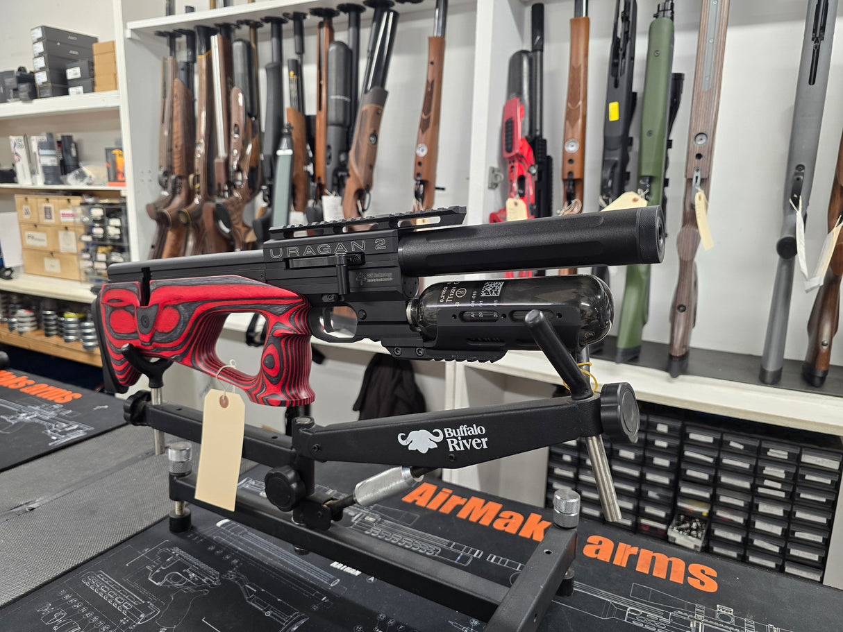 Second Hand AGT Uragan 2 .177 Compact red laminate