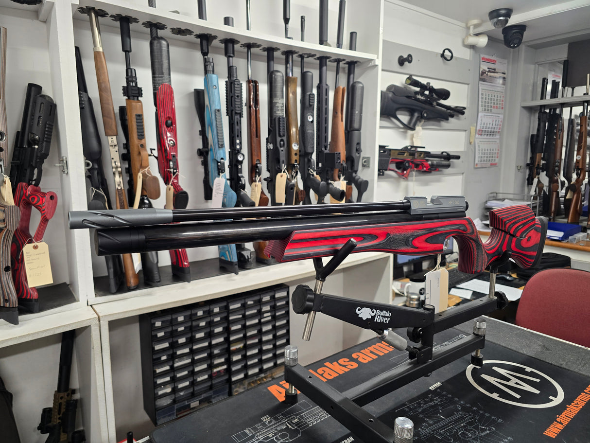 Second Hand Air Arms HFT 500 red laminate .177