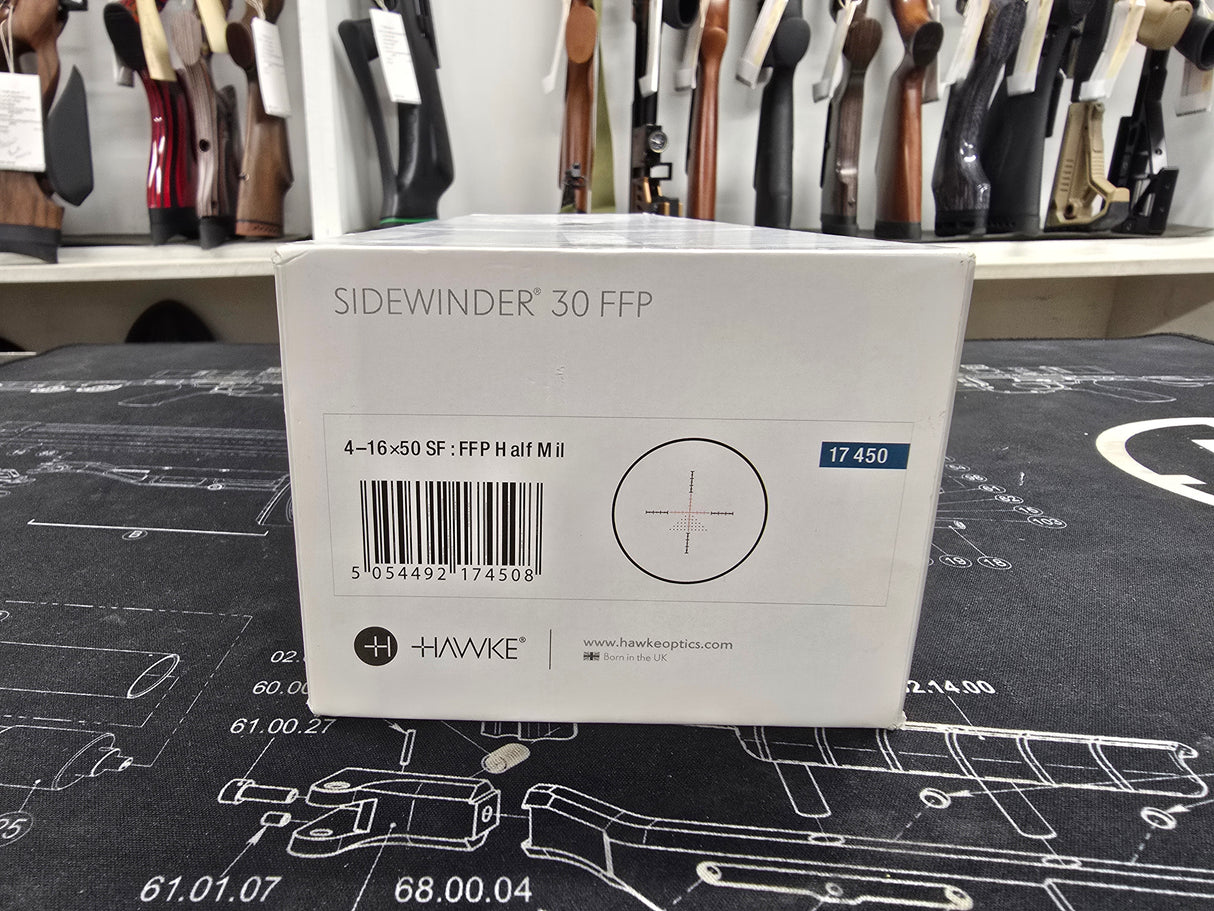 Second hand Hawke Sidewinder H5 FFP 4-16x50