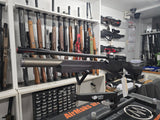 Second hand RAW TM1000 black laminate benchrest .177