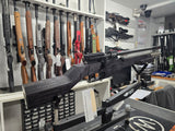 Second hand RAW TM1000 black laminate benchrest .177