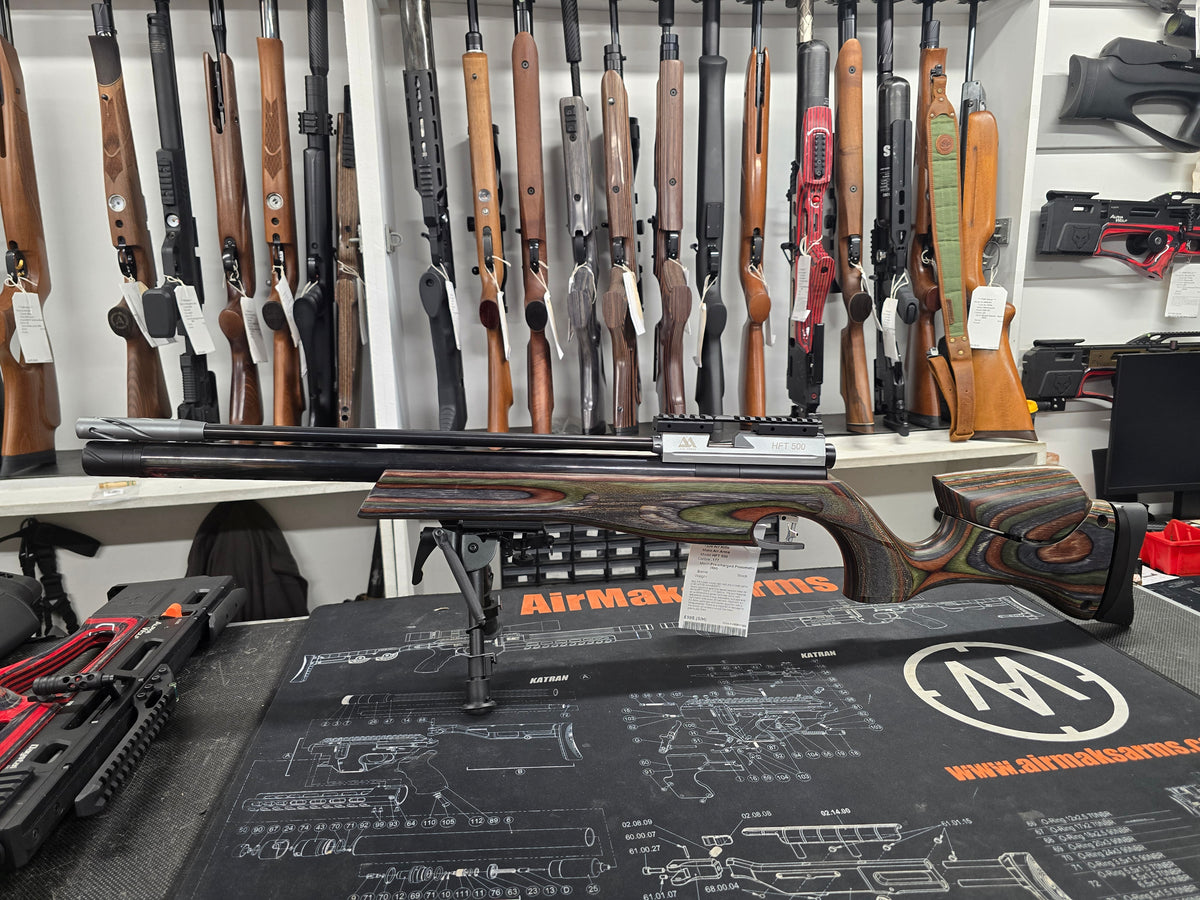 Second Hand Air Arms HFT 500 Green Laminate .177