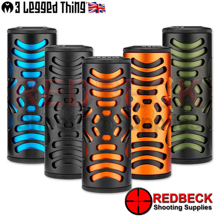 3 LEGGED THING THE MODFATHER Spider Web Front View Showing all the available colour variations. 