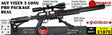 AGT AIRGUN TECHNOLOGY VIXEN 2 LONG PRO PACKAGE DEAL INCLUDES HAWKE 3-12X50 SCOPE, MATCH MOUNTS, WEAVER BIPOD, HARDCASE, PELLETS AND TARGETS.