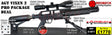 AGT AIRGUN TECHNOLOGY VIXEN 2 SHORT PRO PACKAGE DEAL INCLUDES HAWKE 3-12X50 SCOPE, MATCH MOUNTS, WEAVER BIPOD, HARDCASE, PELLETS AND TARGETS.