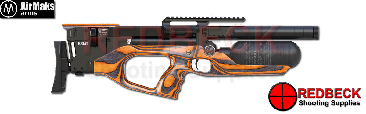AIR MAKS KRAIT LAMINATE AIR RIFLE (MULTIPLE COLOUR OPTIONS) – Redbeck ...