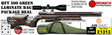 Air Arms HFT500 Target Rifle package deal includes Hawke scope 3-12x50AO IR, match mounts airgun bag and pellets.