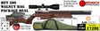 Air Arms HFT500 Target Rifle package deal includes Hawke scope 3-12x50AO IR, match mounts airgun bag and pellets.