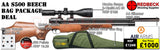 Air Arms S500 Carbine Beech Air Rifle Package Deal