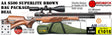 The Air Arms S500 Superlite Traditional Brown Bag package deal includes s500 superlite in traditional brown, hawke 2-12x50 ao ir scope, match mounts, air arms silencer, airgun bag, pellets and targets.