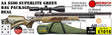 The Air Arms S500 Superlite Hunter Green Bag package deal includes s500 superlite in hunter green, hawke 2-12x50 ao ir scope, match mounts, air arms silencer, airgun bag, pellets and targets.